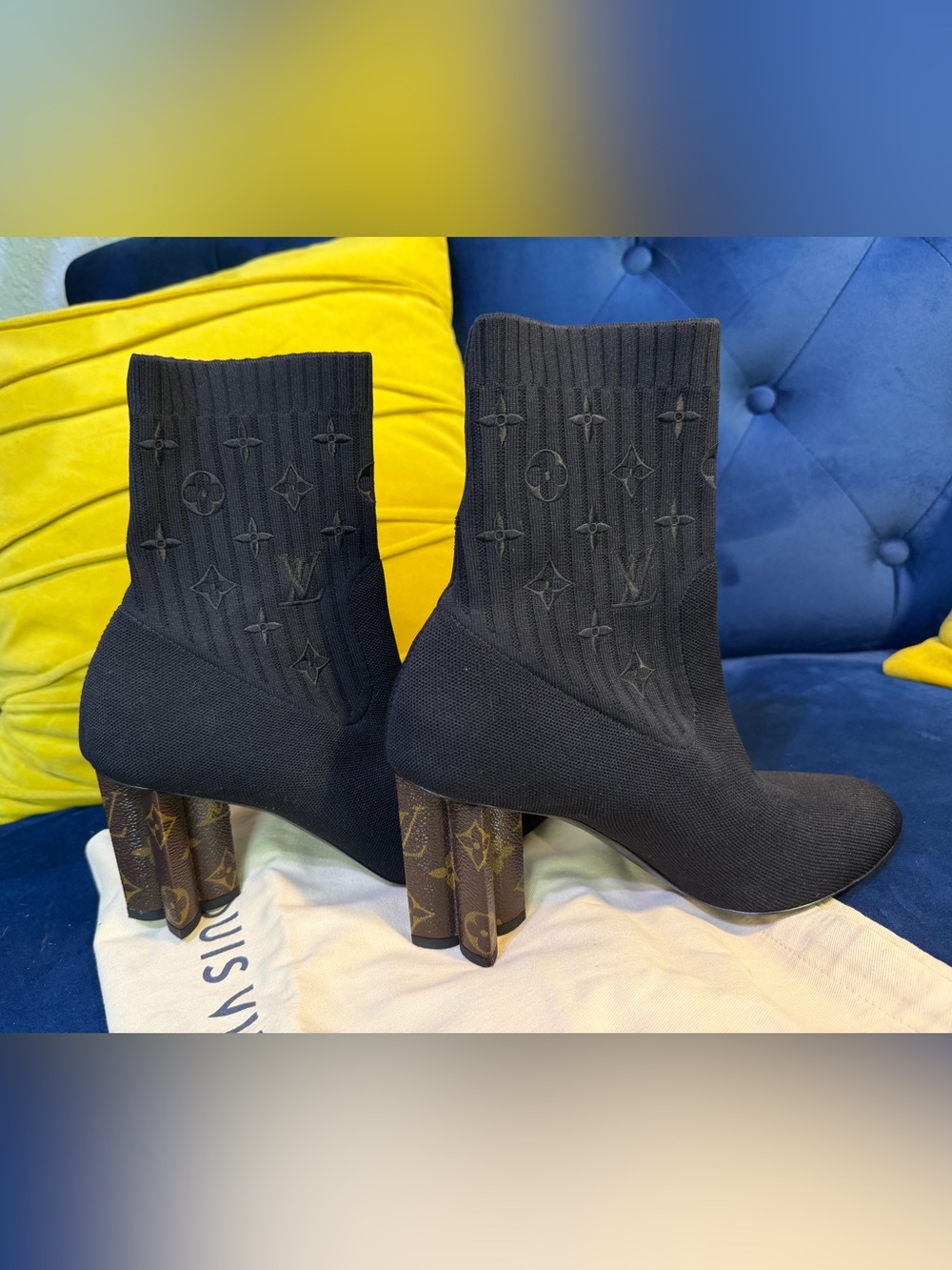 Louis Vuitton silhouette ankle boot